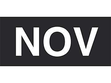 Etiquetas Adhesivas de Meses del Año - "NOV" , 2 x 3"