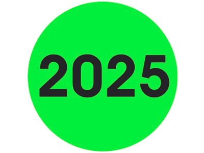Circle Inventory Control Labels - "2022"