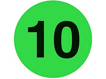Circle Labels - "10"