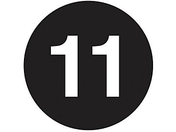 Etiquetas Adhesivas Redondas - "11"