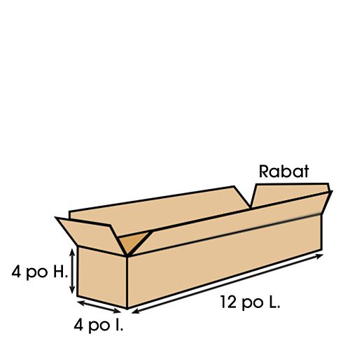 Boîtes de déménagement Norampac carton ondulé 16 po x 16 po x 16