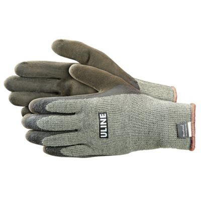  Uline Super Gription&reg; Thermal Latex Coated Gloves