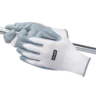 Uline Super Gription® Flex Latex Coated Gloves - Black, Large S-15333BL-L -  Uline