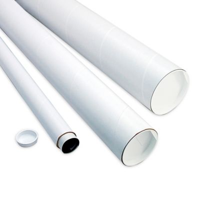 Jumbo Kraft Mailing Tubes with End Caps - 5 x 24, .125 thick S-10723 -  Uline