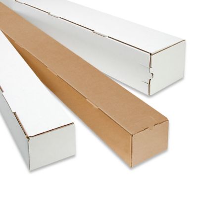 Kraft Mailing Tubes with End Caps - 2 x 18, .060 thick S-2638 - Uline