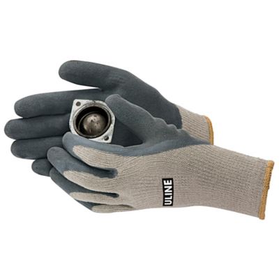 Uline Polyurethane Coated Gloves - White, Small S-14316S - Uline