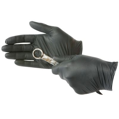 Uline – Gants industriels en nitrile – Noir