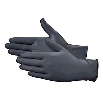 Uline Black Latex Gloves