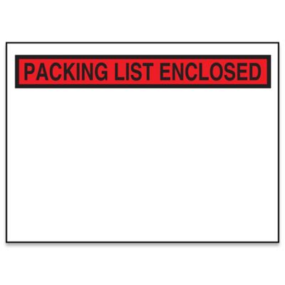 Packing List Envelopes, Packing Slip Envelopes in Stock - ULINE