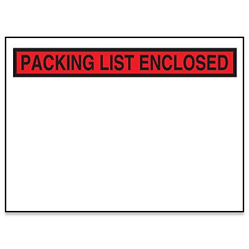 Super Stick® Packing List Envelopes