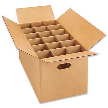 Boîtes d'emballage pour vaisselle et verrerie