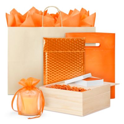 Orange Gift Boxes and Bags