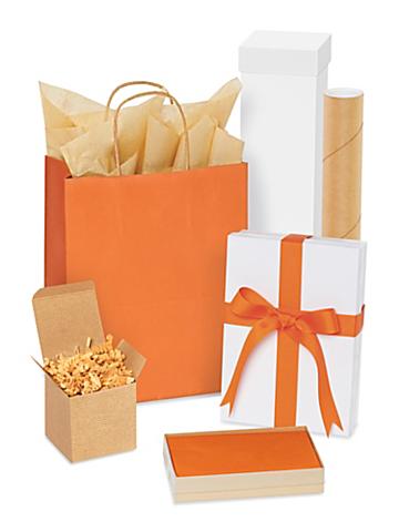 Orange Gift Boxes and Bags