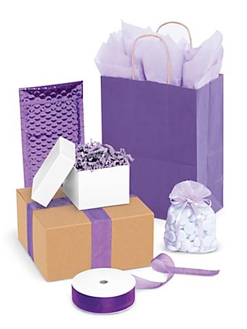 Purple Gift Boxes and Bags