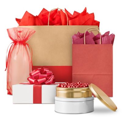 Red Gift Boxes and Bags