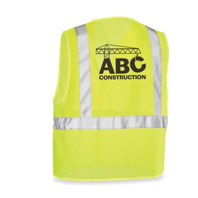 Custom Printed Hi-Vis Safety Vest