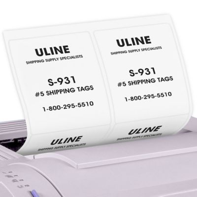 Etiquetas Adhesivas Láser, Etiquetas para Impresora, Etiquetas para  Imprimir en Existencia - ULINE - Uline