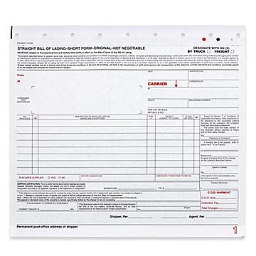 Shipping Forms