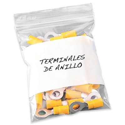 Bolsas de Polietileno con Recuadro Blanco