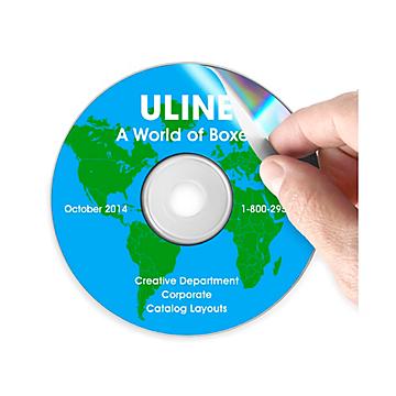 Étiquettes adhésives et fiches pour CD/DVD