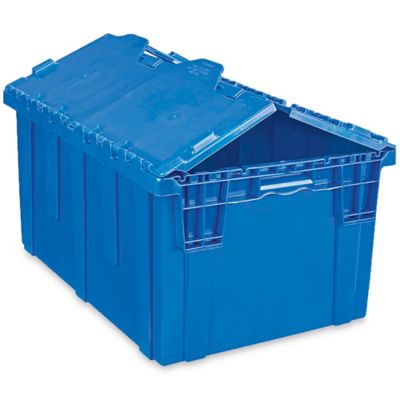 Plastic Bin Cups - 3 x 5 x 3, Blue - ULINE - Carton of 48 - S-16291BLU
