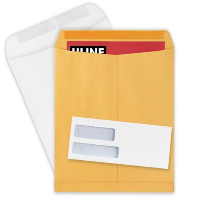 Enveloppes de bordereau d'expédition anglais/français – « Packing List  Enclosed », 4 1/2 x 5 1/2 po S-12945 - Uline