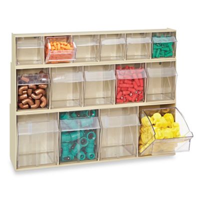 Giant Stackable Bin Organizer - 48 x 18 x 72 with 15 x 20 x 12 1/2 Bins  H-9903 - Uline