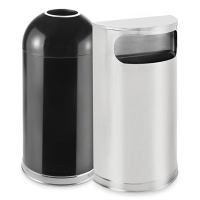 Rubbermaid® Metal Indoor Trash Cans