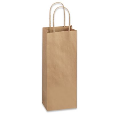 Sacs en papier kraft pour bouteille de vin