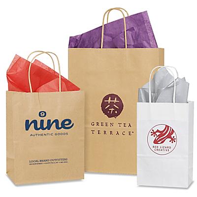 Custom Paper Bags with Handles