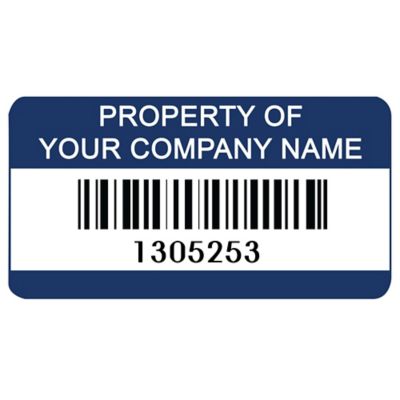 Custom Aluminum Asset Labels