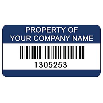 Custom Aluminum Asset Labels