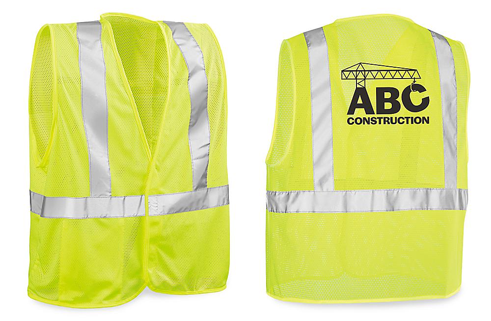 Custom Printed Hi-Vis Safety Vest