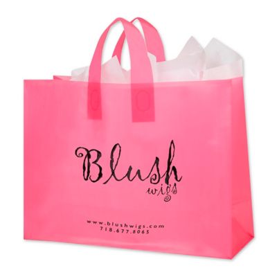 Custom made shopping shop bags with logo