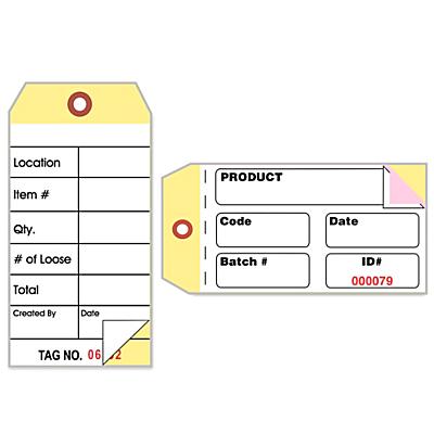 Custom Printed Multi-Part Tags