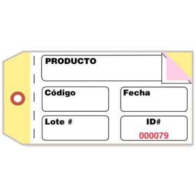 Etiquetas Colgantes de Múltiples Partes con Impresión Personalizada