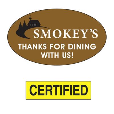 Custom Printed Standard Labels