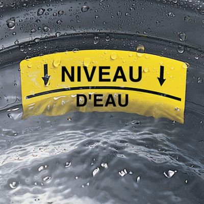 Étiquettes imperméables à motif personnalisé