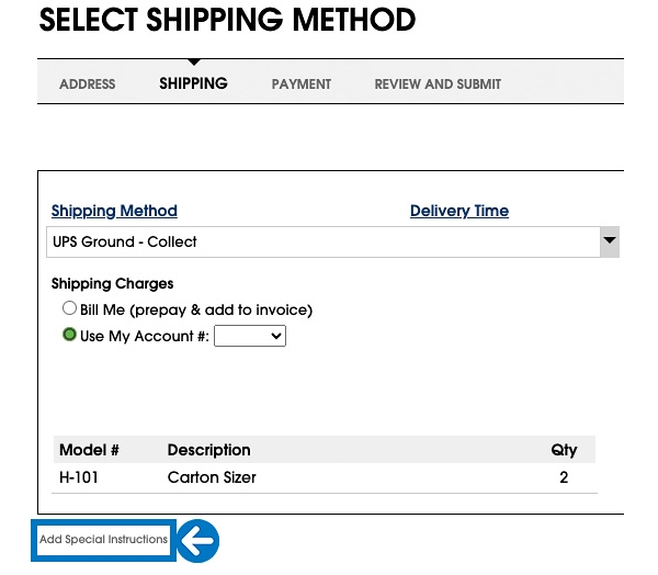 Shipping and Handling