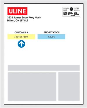 Your customer number is located in the yellow box on the back of your catalog.