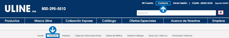Contactar a Uline