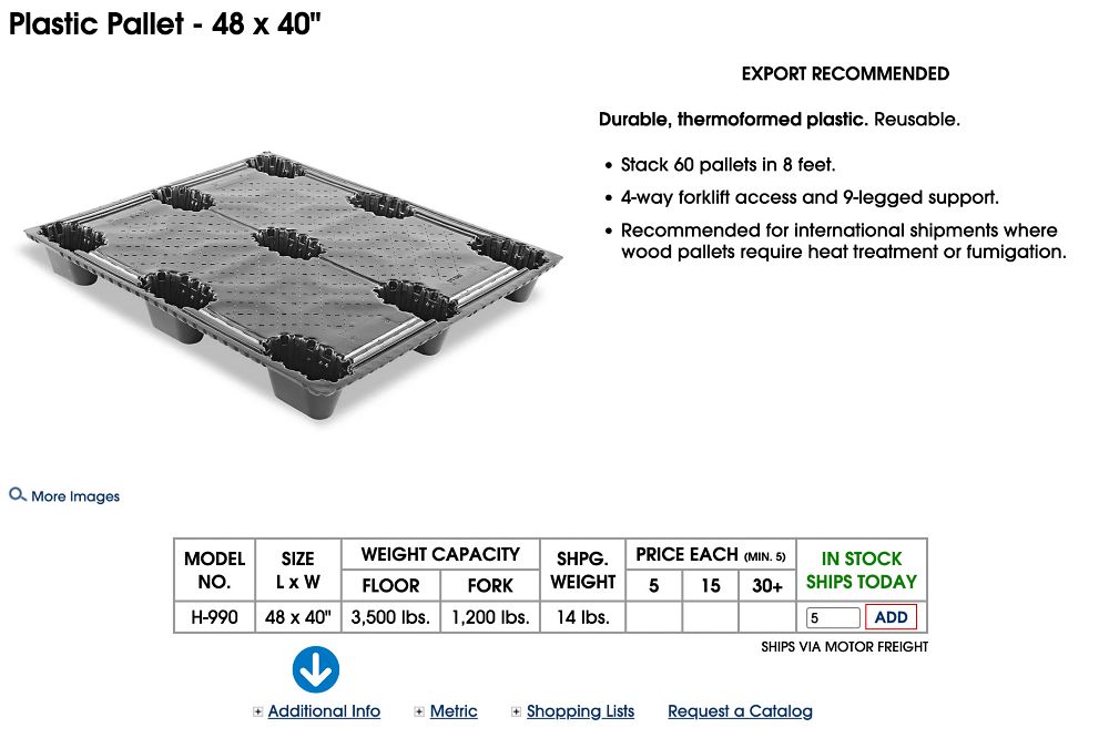Product-specific information is located in the Additional Info tab of an item