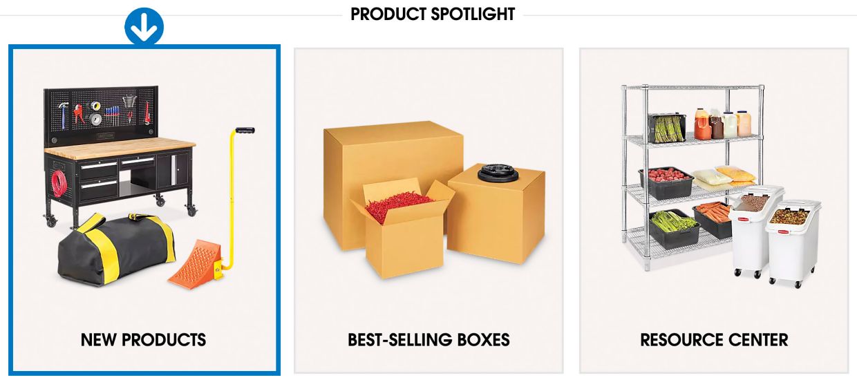 Click the "New Products" link under "Exclusives"