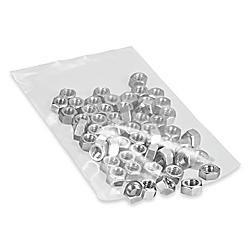 100 CLEAR 3 x 3 LAY FLAT OPEN TOP PLASTIC POLY BAGS PACKING ULINE BEST 1 MIL 