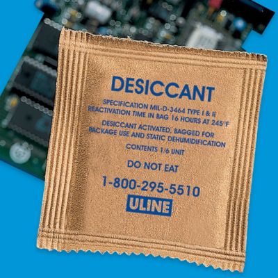 Silica Gel Desiccants - Gram Size 2, 5 Gallon Pail S-3903 - Uline