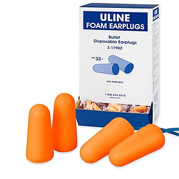 Uline – Bouchons d'oreilles en forme d'ogive