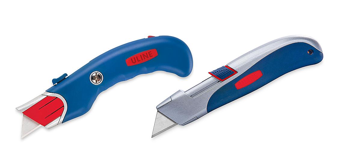 Uline Comfort-Grip Auto-Retractable Safety Knife