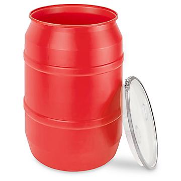 Red Plastic Drums