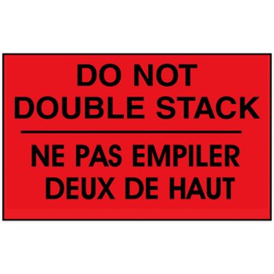 Étiquettes adhésives bilingues