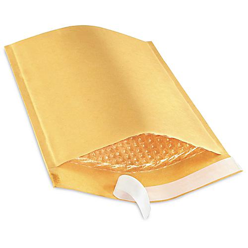 Uline Self-Seal Gold Bubble Mailers